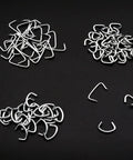 Heavy Duty Hog Ring Kit With Pro Pliers, 270 Rings In 3 Sizes, Galvanized Steel For Fencing, Upholstery, Meat Sausage Casing