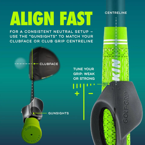 Snap On Golf Grip Trainer For Left And Right Handed Golfers Instantly Fix Slices And Hooks Improve Swing Technique Easy Install