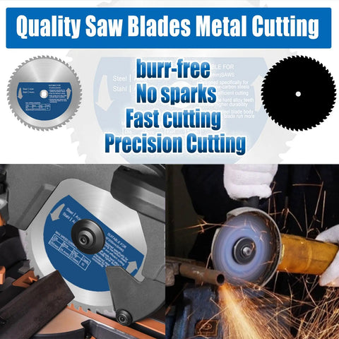 10 Inch Heavy Duty Carbide Tip Metal Cutting Saw Blade For Cutting Mild Steel And Ferrous Metals, 52 Teeth, 1 Inch Arbor in use