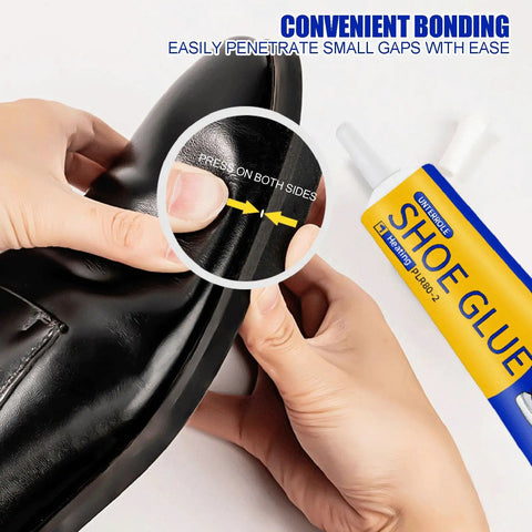 Applying Clear Shoe Glue For Soles And Heels Repair Waterproof Adhesive For Sneakers Boots Leather Bags Quick Dry 60ml on shoe