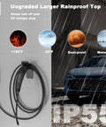 Heavy Duty Wall Mount Charger Holder For SAE J1772 EV Chargers With Universal J1772 Plug Organizer weatherproof features