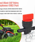 In Line Fuel Shut Off Valve For Small Engines One Quarter Inch Fuel Cut Off Valve Fits Riding Lawn Mowers, with hose clamps