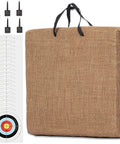 Backyard Archery Target Set Pro Grade With 20 Paper Targets And Arrow Puller Waterproof Straw Target