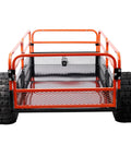 Heavy Duty Utility Trailer With 1500 Lb Load Capacity For Farm Hauling Lawn Mower And ATV UTV Towing Built From Solid Steel