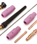 CK Superflex Torch Kit components for 225 Amp AC DC TIG Stick Welder With Pulse Function And 200 Hertz Control