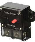 200 Amp Auto Audio Circuit Breaker For Car Systems Beefy Power Breaker For Amp Protection High Current DC Breaker in black