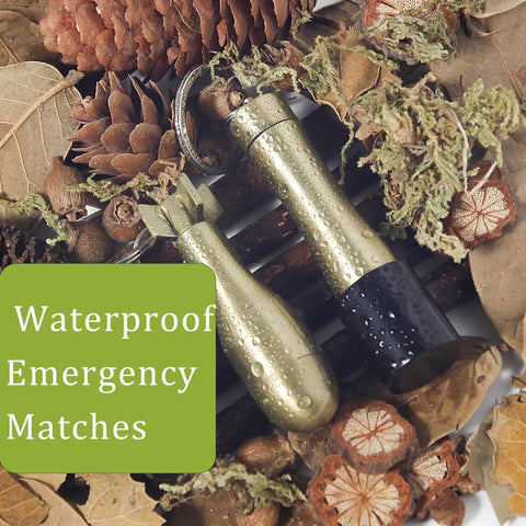 Permanent Match Flint Fire Starter Keychain Set For Outdoor Survival And Camping Refillable With Kerosene Oil Not Included Durable Emergency Lighter For Everyday Adventures among leaves and pine cones.