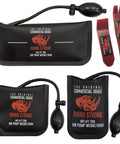 Air Wedge Bag Pump Set Pro Grade Leveling Kit With Non Marking Inflatable Shim Bags And Alignment Tool Three Piece