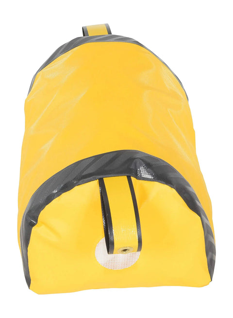 Heavy Duty Vinyl Dock Draft Blocker Slam The Cold Drafts Shut With This Bright Yellow High Visibility Seal featuring a rugged grommet.