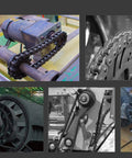 Industrial machinery using Beefy Roller Chain Breaker Tool For ANSI 100-180 And Metric 20B-36B Chains setup.