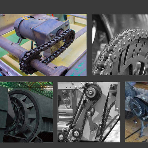 Industrial machinery using Beefy Roller Chain Breaker Tool For ANSI 100-180 And Metric 20B-36B Chains setup.