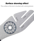Close-up of Bike Disc Rotor Alignment Tool with three openings 15mm 18mm 42mm and brushed steel texture.