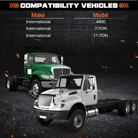 Two International trucks compatible with Ignition Switch With Key Replacement Part Numbers 3545580C2 3545580C1 KG27057 4201104