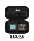 CaseSack Case for Magpie The First Bilateral Laser Measurement Tool - Magpie VH-80 open showing storage for device and batteries.