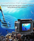 Waterproof Housing For GoPro Hero 13 12 11 10 9 Black Ultra Rugged IP68 Case displaying underwater camera use with diver
