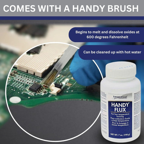 Pro Grade 7 Ounce Soldering Flux With 4 Piece Pixiss Scratch Brush Pen Set For Soldering Rust Removal Circuit Board Cleaning