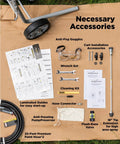 Necessary accessories for Heavy Duty Cart Airless Paint Sprayer Cranking Out 3300 PSI And 0.33 GPM High Flow.