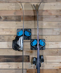 Ultimate Ski and Snowboard Wall Rack With Gravity Locking Design For Secure Non Slip Garage Storage That Fits Any Ski or Board