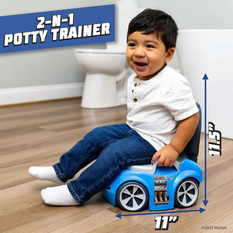 Kickstart Your Toddler Potty Journey With This Snazzy Blue Race Car Seat For Kids Featuring Detachable Lift Out Pot Built In Splash Guard Simple Cleanup
