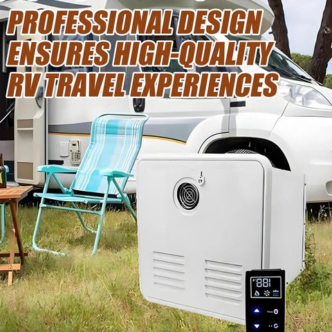 12V Tankless Instant Water Heater With Smart Lcd Control For Rv Camper Trailer Boat Shower Kickin Hot Water Digital Temp Setting Compact game changer in outdoor setting.