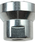 Close-up of aluminum Tri Pod Pneumatic Manifold for air power distribution, showing corrosion-resistant finish.