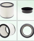 HEPA Cartridge Replacement Filter Compatible With 90304 90350 90333 Models Fits Most 5 Gallon Plus Wet Dry Vacuum Cleaners 1 Pack