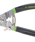 Pro Stainless Wire Stripper Cutter And Crimper Curve 6-14 AWG Solid And 8-14 AWG Stranded 7.5 Inch Heavy Duty Tool