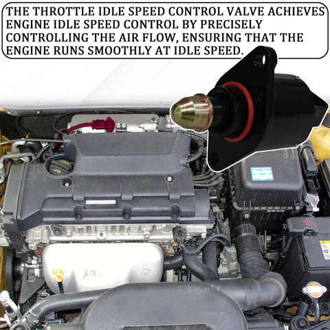 Idle Air Control Valve for Stable Engine Idle IAC Valve with Throttle Stepper Motor OEM 90380 10526 Replacement Easy Install