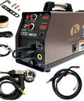 MIG Welder 175A With Aluminum Spool Gun For Quick Start And Auto Synergistic Settings, Voltage Fine Tuning For Precise Control