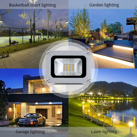 Tough As Nails Led Flood Light 12V 24V DC 10W 1000 Lumens Ip65 Waterproof Wall Mount For Backyard Patio Yard Security And Solar Diy Builds Built Different For Any Nighttime Gig Outside
