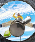 One Point Five Hp Submersible Sump Pump Brings Real Grunt To Move Six Thousand Gallons An Hour visible in a drainage hole.