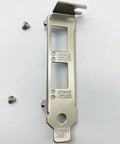 Top Shelf Knockout Low Profile Bracket For Intel E10G42BTDA X520-DA2 X520-SR2 X710-DA2 Server Network Cards silver metal bracket with screws