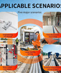 Five scenarios for Pro Grade Wall Wiring Machine And Cable Hidden Pipe Threading Tool demonstrating engineering pre-burial, facility wiring, and outdoor projects.