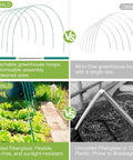 Comparison of Joyhalo Fiberglass Garden Hoops Pack 36 Pcs 8 Feet Each With PVC Coating for Raised Beds vs other brands