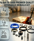 Seal Kit For Pallet Mule Wesley Pallet Jack AA5000 And AA5500 Hydraulic Pump Rebuild Repair Kit displayed on table