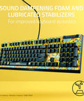 Next Level Gaming Setup Essential With Hella Tactile Green Mechanical Switches Featuring Officially Licensed Pokemon Graphics, detailed keyboard view.