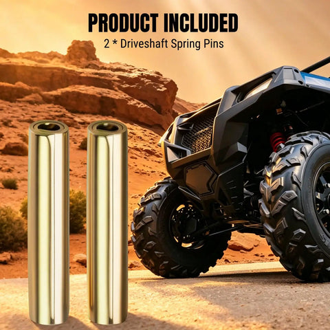 2 Piece Driveshaft Spring Roll Pin Set For Polaris RZR 570 800 900 1000 XP Trail Turbo S with ATV background