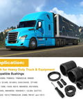 Pin And Bushing Adapter Tool Service Kit For Removing Pins And Bushings, Built Tough Heavy Duty Steel With Black Oxide Coating