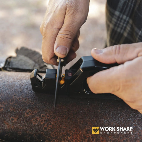 Pivot Pro Handheld Knife And Tool Sharpener With Dual Carbide Sharpeners For Knives And Tools, Convex Carbide Edge Maker, Removable Scissor Sharpener, And Ceramic Hone For Fast, Easy Sharpening On The Go