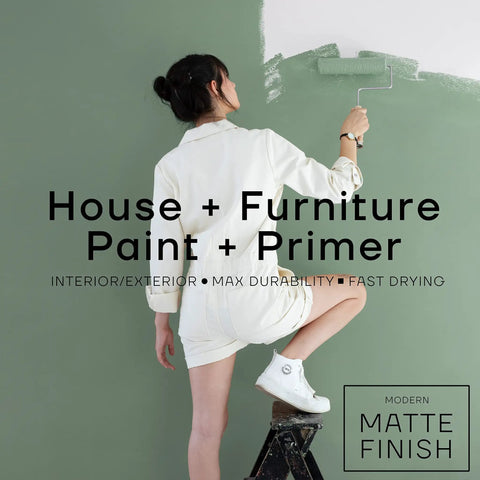 All In One Matte Finish Paint For House And Furniture Mars Black No 70 1 Gallon Ideal For Walls Cabinets Doors Trim And Exterior Projects, Paints And Primes In Two Easy Coats With Strong Adhesion For Interior And Exterior Use