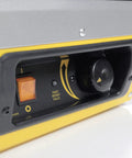 Control panel detail of Heavy Duty Portable Forced Air Electric Construction Heater Puts Out Serious Heat And Offers Hassle Free Operation For Job Sites Making Harsh Winter Days Run Smoothly.
