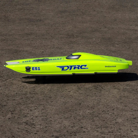 High Speed RC Boat With Fiber Glass Unibody, Water Cooled Motor And ESC, CNC Metal Rudder, 65-70KMH Capable, racing on land