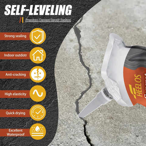 9 Pack Concrete Crack Filler Sealant Kit Pro Grade Heavy Duty Weatherproof Caulking Glue With Elastic Formula for cracks