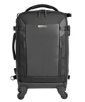 Front view of 58T Pro Camera Trolley Bag And Backpack For DSLR And Mirrorless Gear With Removable Partitions Left Tripod Pocket