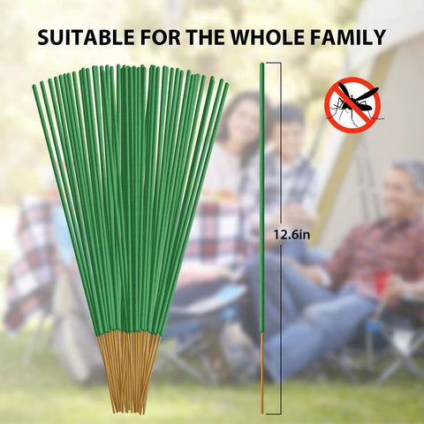 Citronella Mosquito Repellent Incense Sticks 240 Pack For Outdoor Patio And Garden Safe For Yard Camping Fishing Plant Based Natural DEET Free Pet Friendly Indoor Use with measurement