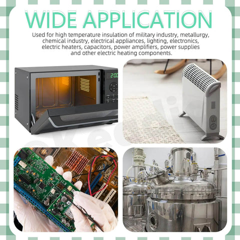 Wide application of 420Pcs Mica Insulating Sheet Set For TO-220 TO-3P Transistors in electronic and heating devices