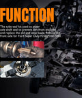 Beefed Up Outer Axle Knuckle Tube Seal Kit With Inner Seal Snap Ring Needle Bearing And Thrust Washer Function Diagram