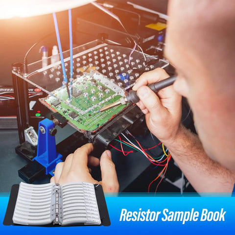 Ultimate 0402 SMD Resistors Kit With 170 Values, 50 Pieces Each, 8500 Total Pieces In A Handy Booklet used in prototyping