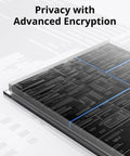 Close-up of circuit board demonstrating advanced encryption, part of Home Security Hub With 16TB Expandable Local Storage, Edge Security Center.