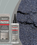 Heavy Duty Asphalt Crack Filler Plus Flexible Concrete Sealer For Driveways No Brainer Garage Repair Hella Tough Pavement Patch Waterproof Masonry Sealant Solid Finish with crack-filled asphalt surface.